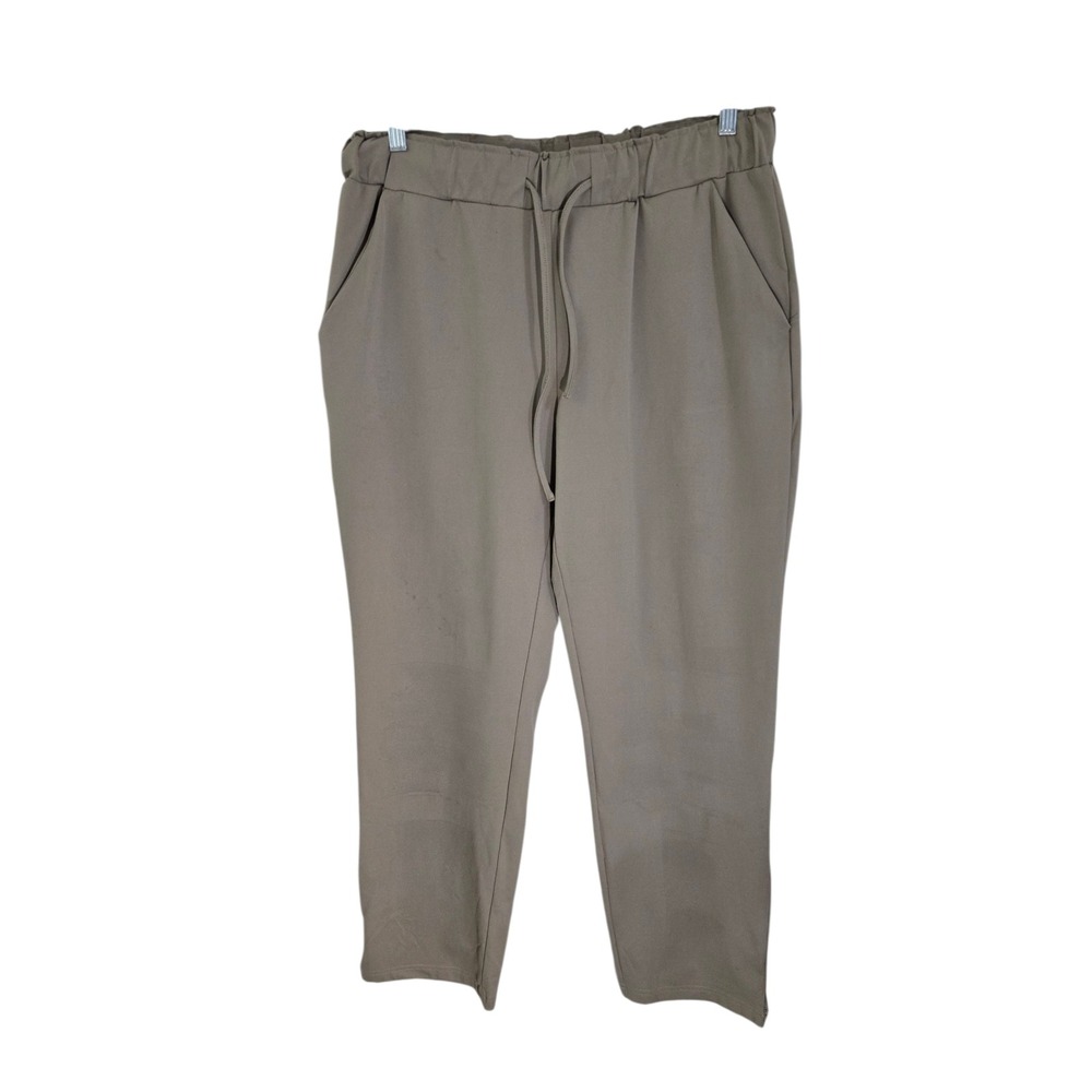 Joie Womens Taupe Drawstring Elastic Waist Lounge Pants Size L RN‎ 103715